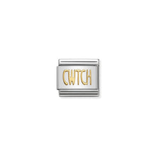 Load image into Gallery viewer, COMPOSABLE CLASSIC LINK 030107/19 CWTCH WRITING IN 18K GOLD
