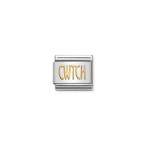 COMPOSABLE CLASSIC LINK 030107/19 CWTCH WRITING IN 18K GOLD