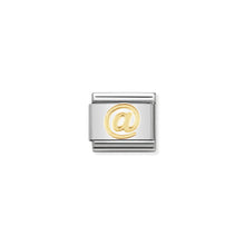 Load image into Gallery viewer, COMPOSABLE CLASSIC LINK 030108/12 @ SYMBOL IN 18K GOLD
