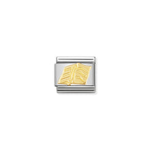 Load image into Gallery viewer, COMPOSABLE CLASSIC LINK 030109/28 BOOK SYMBOL IN 18K GOLD
