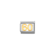 Load image into Gallery viewer, COMPOSABLE CLASSIC LINK 030109/43 NUMBER 60 SYMBOL IN 18K GOLD
