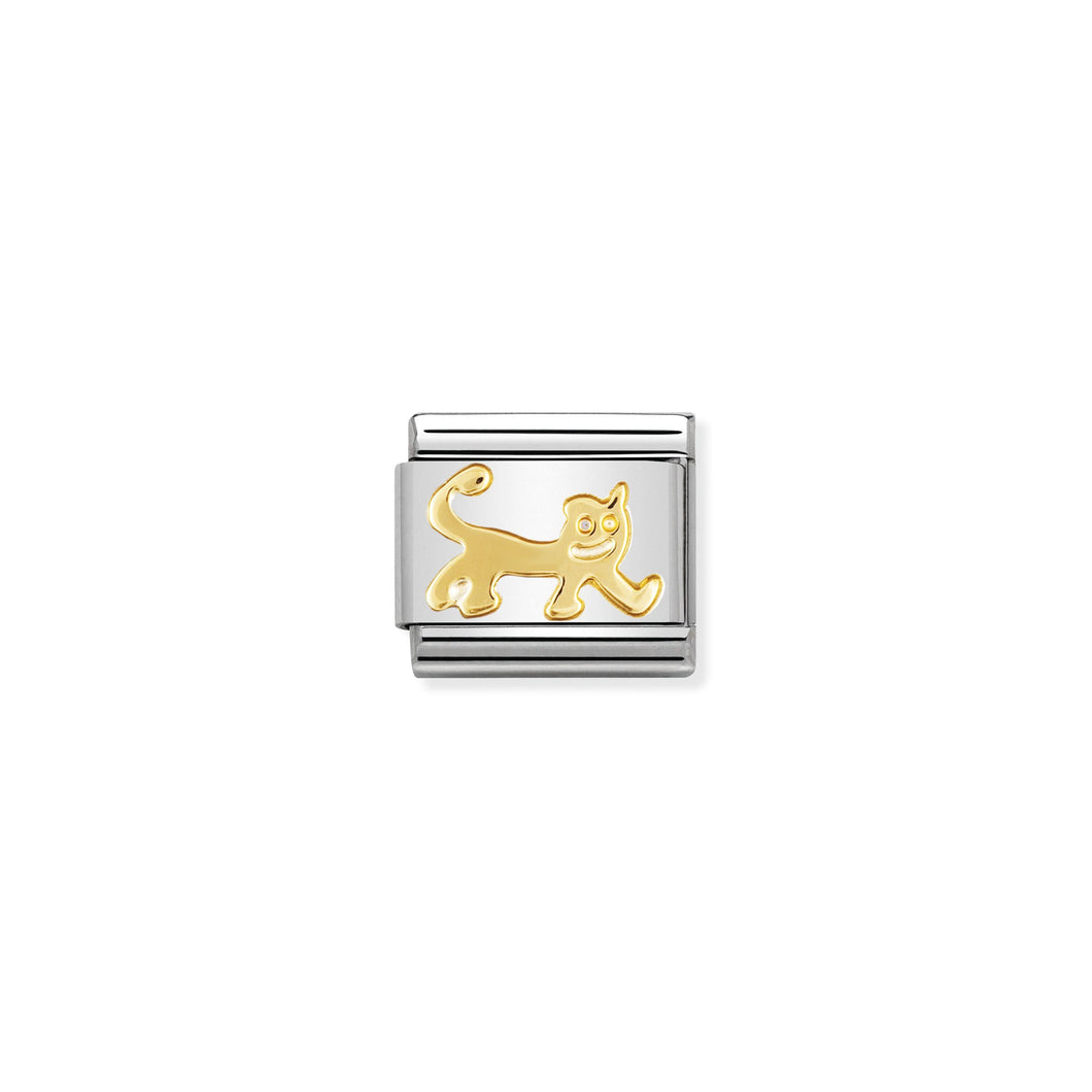 COMPOSABLE CLASSIC LINK 030112/21 CAT IN 18K GOLD