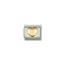 Load image into Gallery viewer, COMPOSABLE CLASSIC LINK 030116/01 RAISED HEART IN 18K GOLD

