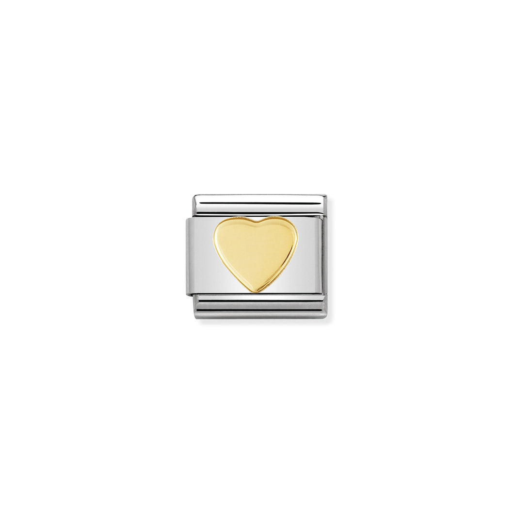 COMPOSABLE CLASSIC LINK 030116/02 HEART IN 18K GOLD