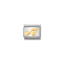 Load image into Gallery viewer, COMPOSABLE CLASSIC LINK 030117/02 MUSIC NOTE IN 18K GOLD
