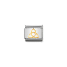 Load image into Gallery viewer, COMPOSABLE CLASSIC LINK 030119/04 TRINITY KNOT IN 18K GOLD
