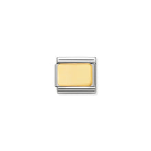 Load image into Gallery viewer, COMPOSABLE CLASSIC LINK 030121/01 ENGRAVABLE PLATE IN 18K GOLD
