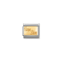 Load image into Gallery viewer, COMPOSABLE CLASSIC LINK 030121/30 CARPE DIEM IN 18K GOLD
