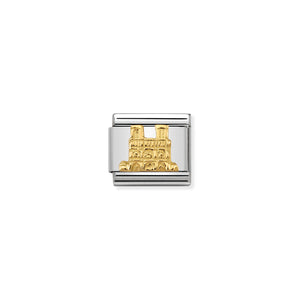 COMPOSABLE CLASSIC LINK 030146/09 NOTRE DAME IN 18K GOLD