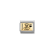 Load image into Gallery viewer, COMPOSABLE CLASSIC LINK 030166/28 CHEF IN 18K GOLD
