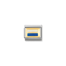 Load image into Gallery viewer, COMPOSABLE CLASSIC LINK 030234/19 REPUBLIC OF SAN MARINO FLAG IN 18K GOLD AND ENAMEL
