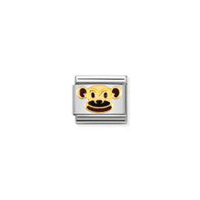 Load image into Gallery viewer, COMPOSABLE CLASSIC LINK 030248/12 MONKEY IN 18K GOLD AND ENAMEL
