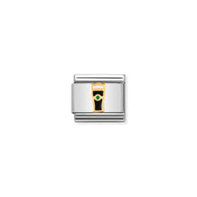 Load image into Gallery viewer, COMPOSABLE CLASSIC LINK 030250/04 GUINESS IN 18K GOLD AND ENAMEL
