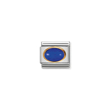 Load image into Gallery viewer, COMPOSABLE CLASSIC LINK 030502/09 LAPIS LAZULI OVAL IN 18K GOLD
