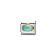 Load image into Gallery viewer, COMPOSABLE CLASSIC LINK 030504/09 MAY EMERALD OVAL STONE IN 18K GOLD
