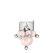 Load image into Gallery viewer, COMPOSABLE CLASSIC LINK 030609/06 PASTEL PINK CRYSTAL PEARLS
