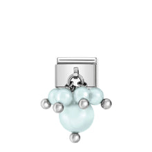 Load image into Gallery viewer, COMPOSABLE CLASSIC LINK 030609/08 CELESTIAL PASTEL BLUE CRYSTAL PEARLS
