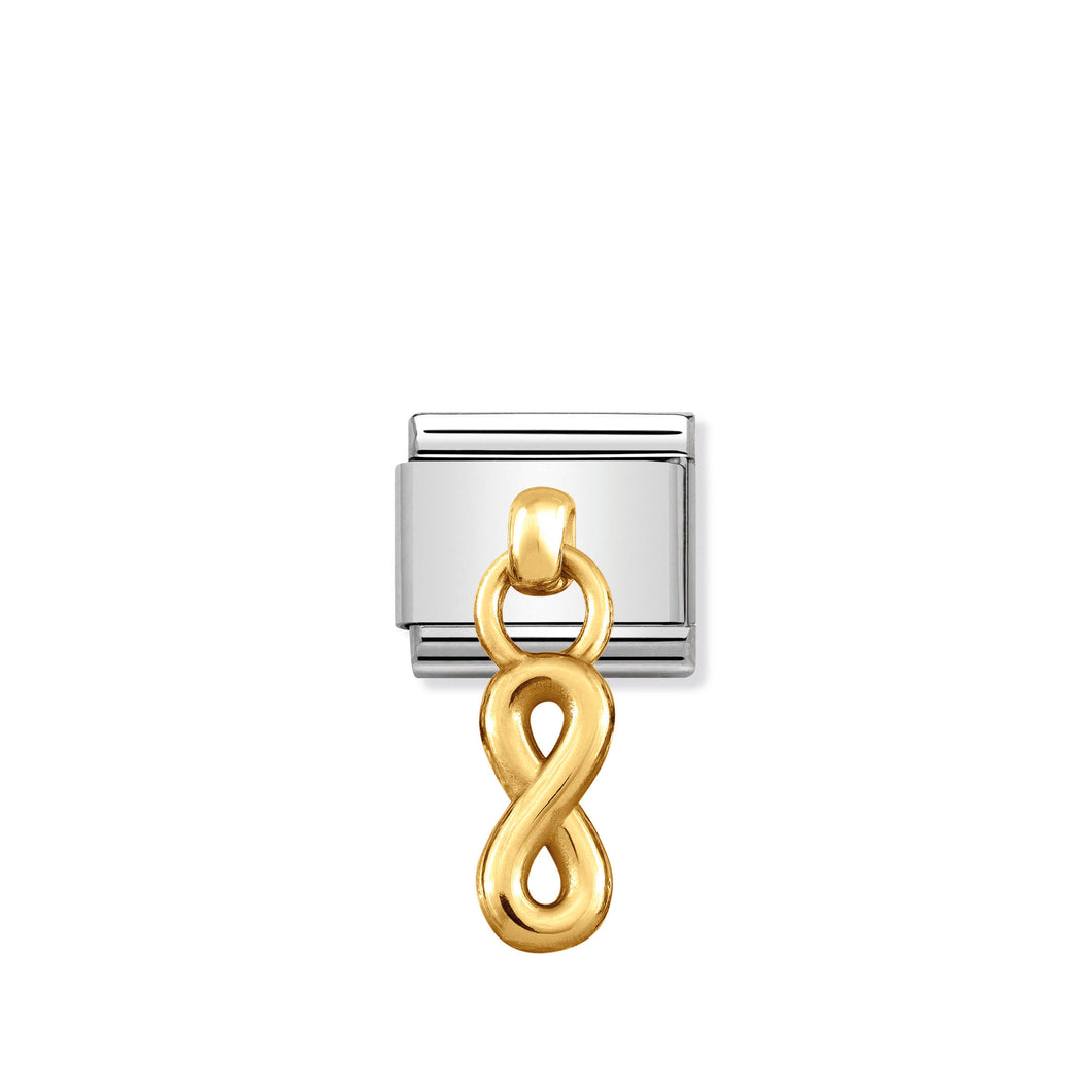 COMPOSABLE CLASSIC LINK 031800/10 INFINITY CHARM IN 18K GOLD