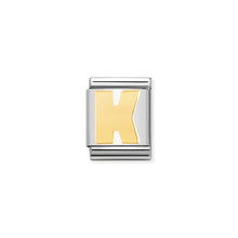 Load image into Gallery viewer, COMPOSABLE &lt;STRONG&gt;BIG LINK&lt;/STRONG&gt; 032101/11 LETTER K IN 18K GOLD
