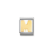 Load image into Gallery viewer, COMPOSABLE &lt;STRONG&gt;BIG LINK&lt;/STRONG&gt; 032101/13 LETTER M IN 18K GOLD
