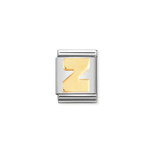 Load image into Gallery viewer, COMPOSABLE &lt;STRONG&gt;BIG LINK&lt;/STRONG&gt; 032101/26 LETTER Z IN 18K GOLD
