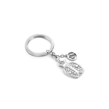 Load image into Gallery viewer, KEYRING 131703/037 LADYBUG STAINLESS STEEL &amp; CRYSTALS
