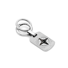 Load image into Gallery viewer, KEYRING 131704/014 WIND ROSE STAINLESS STEEL

