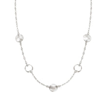 Load image into Gallery viewer, LUNA NECKLACE 140445/010 SILVER &amp; CZ
