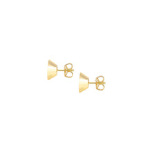Load image into Gallery viewer, AUREA EARRING STUDS 145712/024 GOLD CHAMPAGNE / COFFEE CZ
