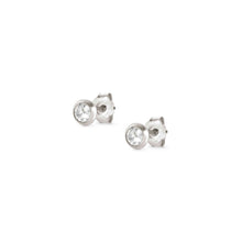 Load image into Gallery viewer, BELLA EARRINGS SILVER CZ 146688/010
