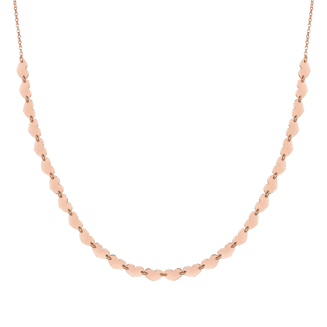 ARMONIE NECKLACE 146903/002 ROSE GOLD MULTI HEARTS