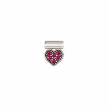 Load image into Gallery viewer, SEIMIA PENDANT 147122/004 RED CZ HEART
