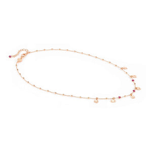 MELODIE NECKLACE 147721/078 MIXED SYMBOLS ROSE GOLD