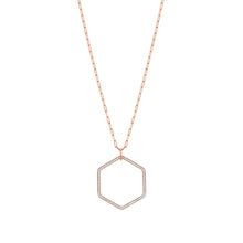 Load image into Gallery viewer, EMOZIONI NECKLACE 147803/001 HEXAGON PENDANT
