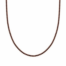 Load image into Gallery viewer, CHIC &amp; CHARM BLACK CZ NECKLACE 148603/011 WITH ROSE GOLD FINISH
