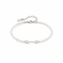 Load image into Gallery viewer, SEIMIA CRYSTAL PEARL BRACELET 148800/028 WITH SILVER FINISH
