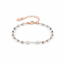 Load image into Gallery viewer, SEIMIA SILVER CRYSTAL BRACELET 148801/058 WITH ROSE GOLD FINISH
