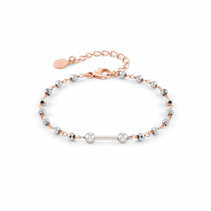 SEIMIA SILVER CRYSTAL BRACELET 148801/058 WITH ROSE GOLD FINISH