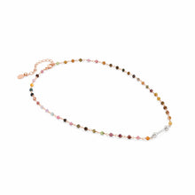 Load image into Gallery viewer, SEIMIA COLOURED TOURMALINE NECKLACE 148803/050 WITH ROSE GOLD FINISH
