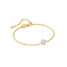 Load image into Gallery viewer, SOUL BRACELET 149003/012 GOLD WITH CZ
