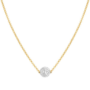 SOUL NECKLACE 149005/012 GOLD WITH CZ
