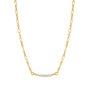 ENDLESS NECKLACE 149105/012 GOLD CHAIN WITH CZ