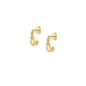 ENDLESS EARRINGS 149107/012 GOLD CORD