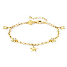 Load image into Gallery viewer, TRUEJOY STARS BRACELET 240101/009 GOLD CHAIN
