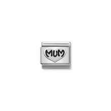 Load image into Gallery viewer, COMPOSABLE CLASSIC LINK 330101/12 MUM HEART IN 925 SILVER
