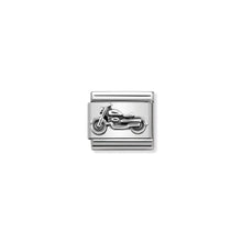 Load image into Gallery viewer, COMPOSABLE CLASSIC LINK 330101/32 VINTAGE MOTORBIKE IN 925 SILVER
