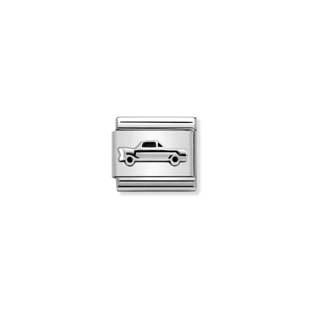 COMPOSABLE CLASSIC LINK 330101/33 VINTAGE CAR IN 925 SILVER