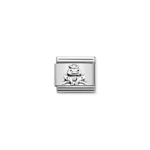 Load image into Gallery viewer, COMPOSABLE CLASSIC LINK 330101/36 FROG WITH CROWN IN 925 SILVER
