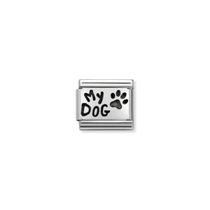 COMPOSABLE CLASSIC LINK 330102/35 MY DOG IN 925 SILVER