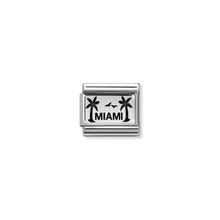 Load image into Gallery viewer, COMPOSABLE CLASSIC LINK 330102/48 PALMS WITH MIAMI IN 925 SILVER
